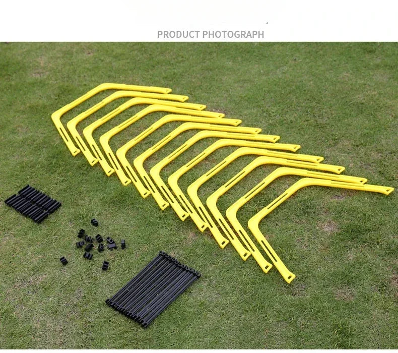 6Pcs Agility Hurdles Set – Football & Soccer Footwork Training Rings