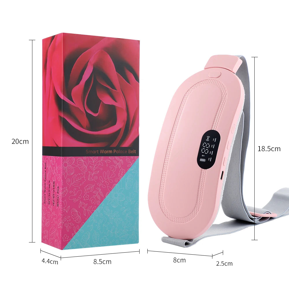 Electric Heating Pad & Vibrating Menstrual Cramp Massager