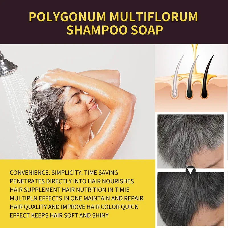 100ml Natural Herbal Hair Dye Shampoo 3 in 1 Hair C 100ml Natural Herbal Hair Dye Shampoo – 3-in-1 Grey Coverageolor Shampoo for Gary Hair Dark Brown Black And Women Men Grey Coverage 2024