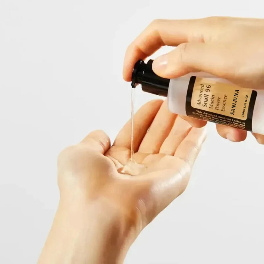 Snail Mucin 96% Korean Facial Essence – Hydrating & Anti-Aging Skin Repair
