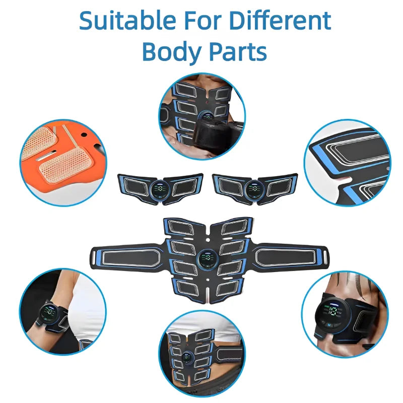 7PCS Rechargeable Abdominal Muscle Trainer Kit