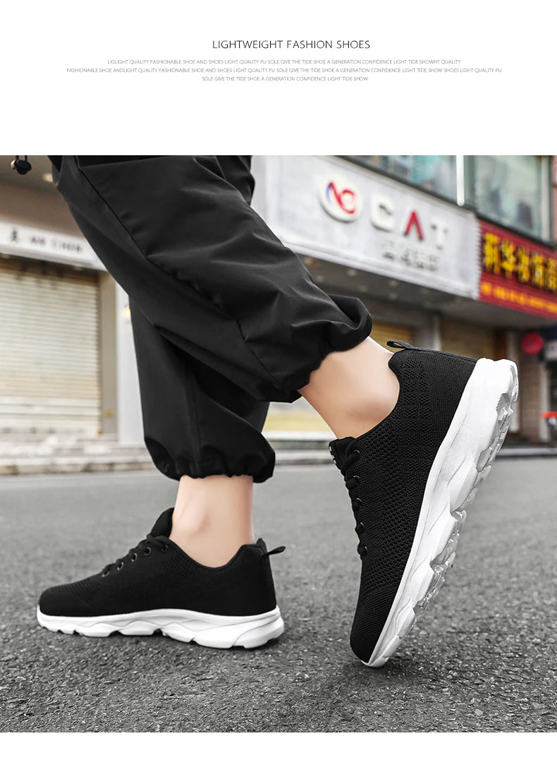 Men's Lightweight Breathable Casual Sneakers – Summer Running Shoes