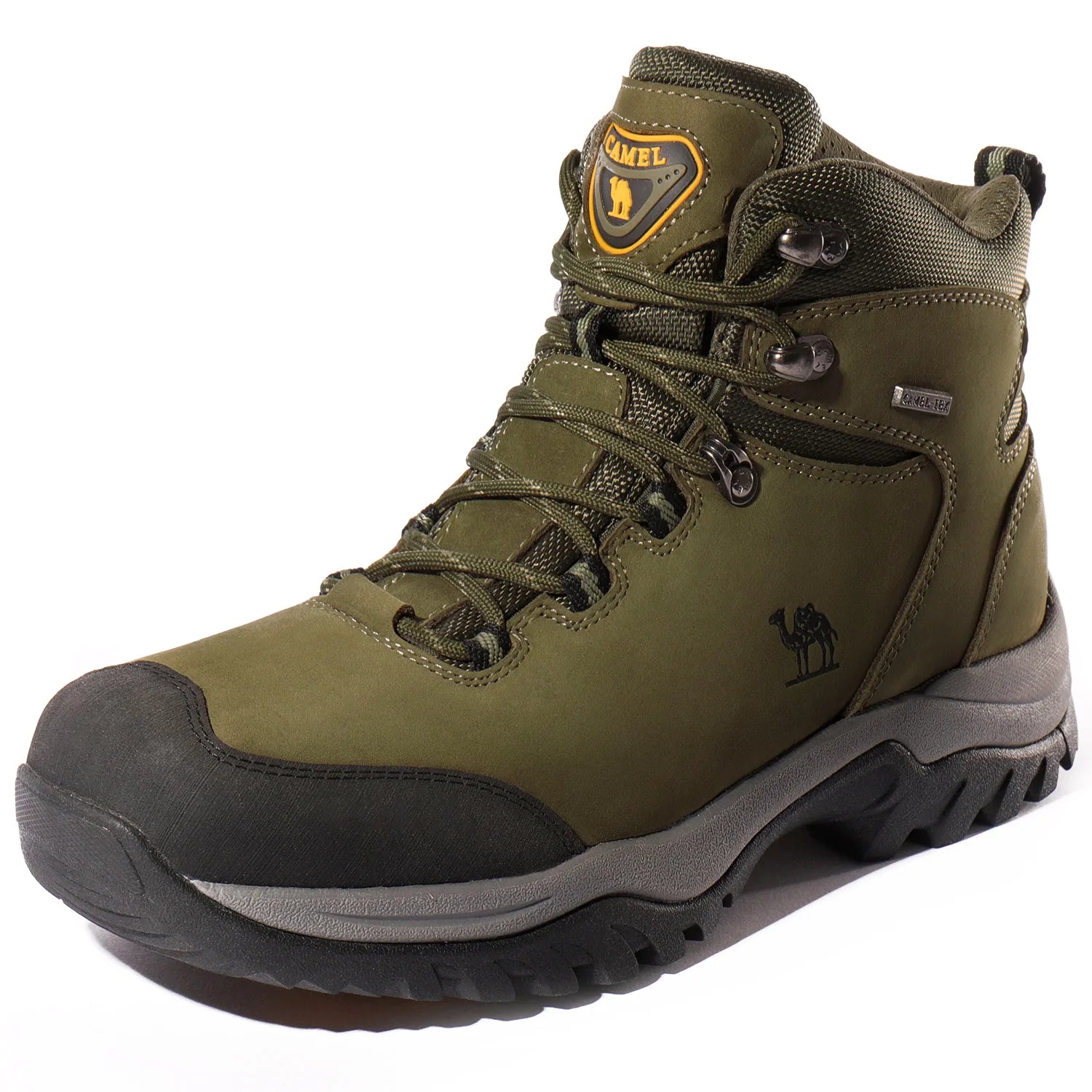 GOLDEN CAMEL Waterproof Tactical Hiking Boots – High-Top Outdoor Shoes