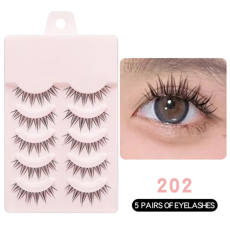 New Manga Lashes - Soft Natural Thick False Eyelashes