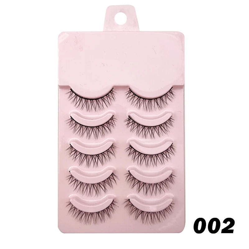 New Manga Lashes - Soft Natural Thick False Eyelashes