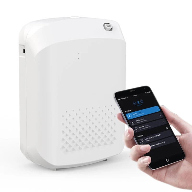 Smart Aroma Diffuser - Bluetooth Essential Oils Diffuser for Home & Hotels (500m³ Coverage)