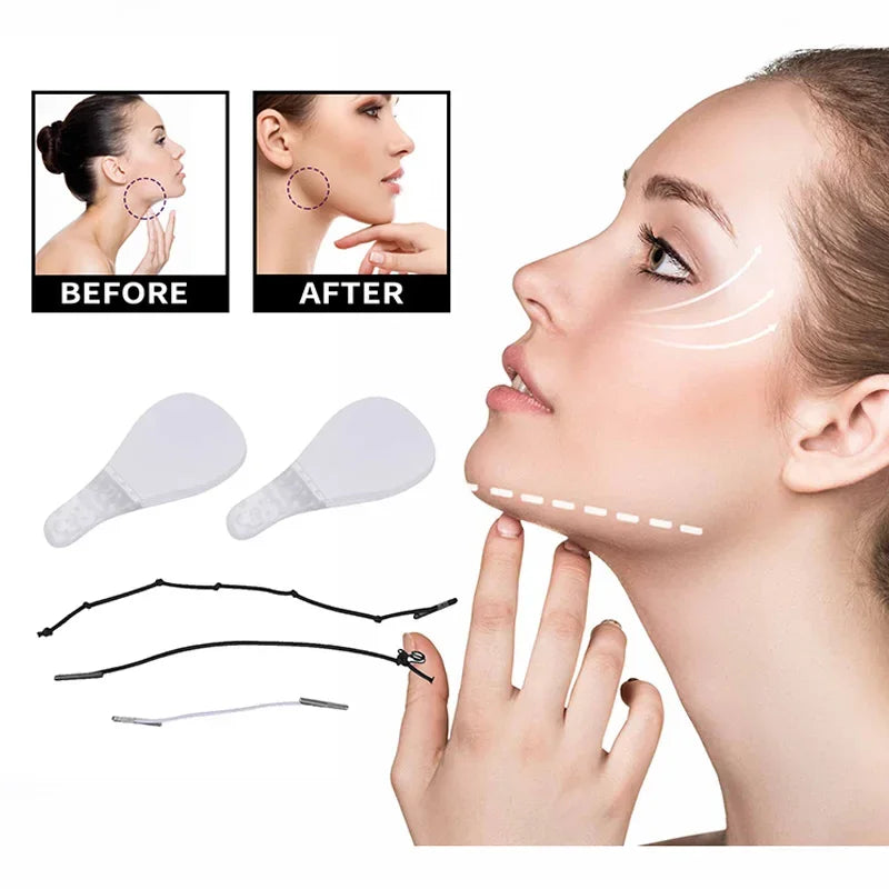 40Pcs/Set Invisible Facial Lifting Stickers