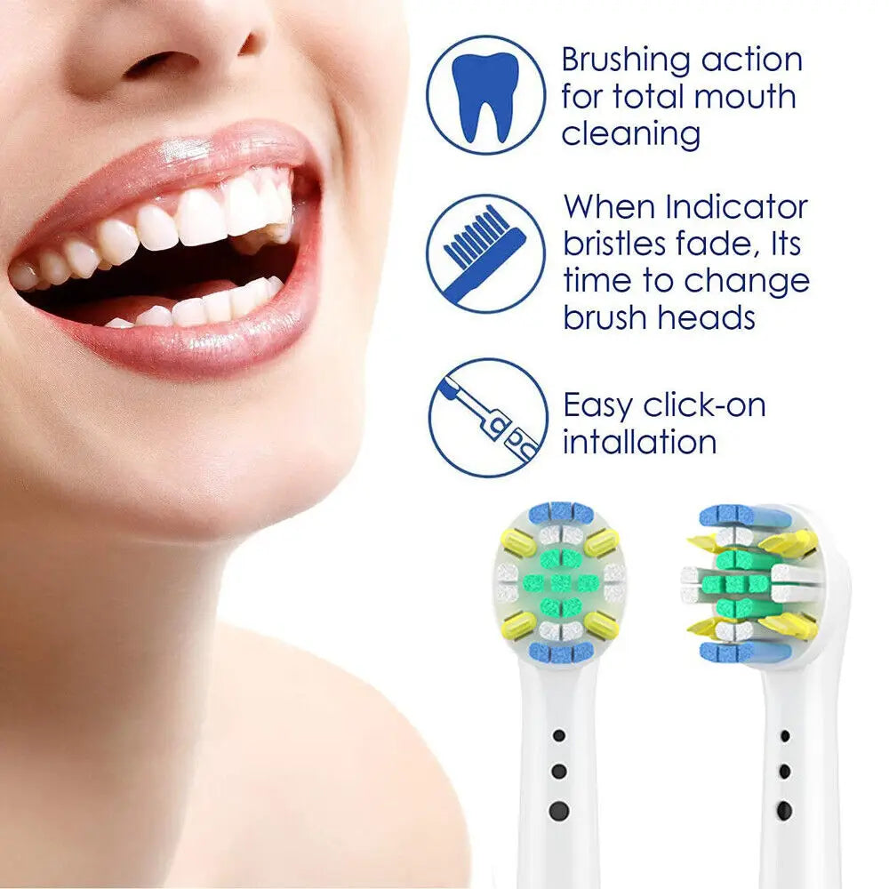 Upgrade Your Oral Care with 16/20PCS Brush Heads for Oral B Electric Toothbrush!