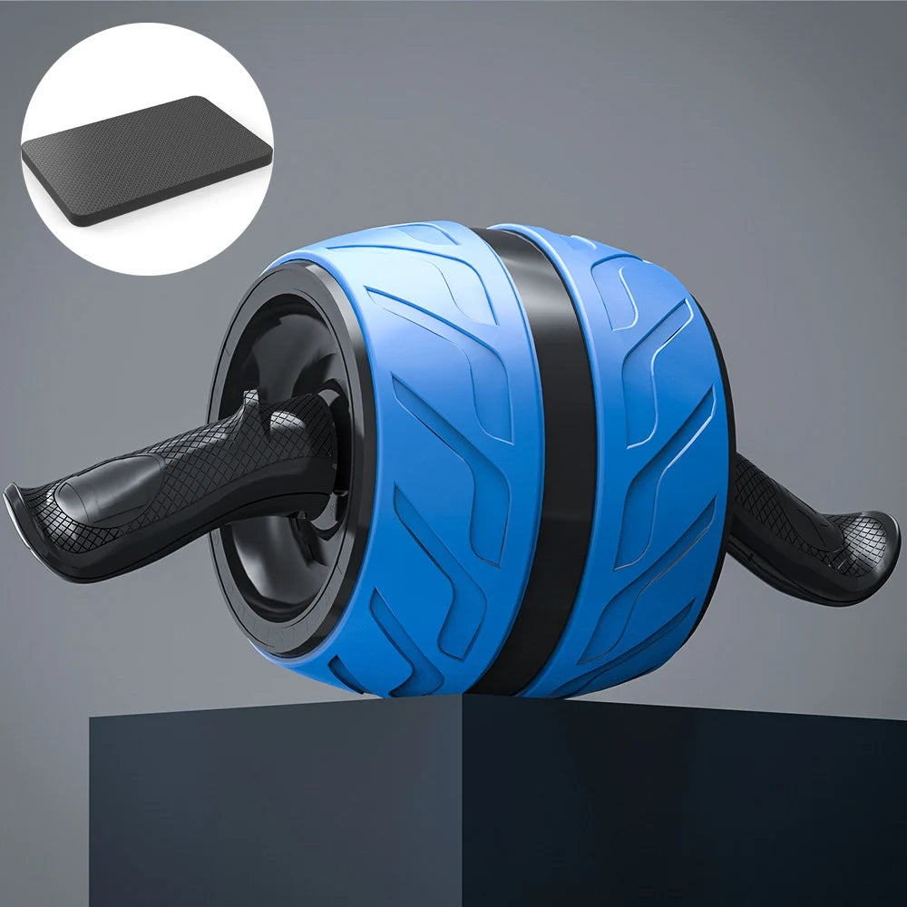 Ab Roller Exercise Wheel with Rebound Mechanism and Knee Pad