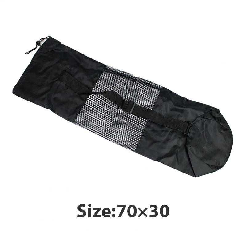 Portable Yoga Mat Bag – Breathable Mesh with Adjustable Straps