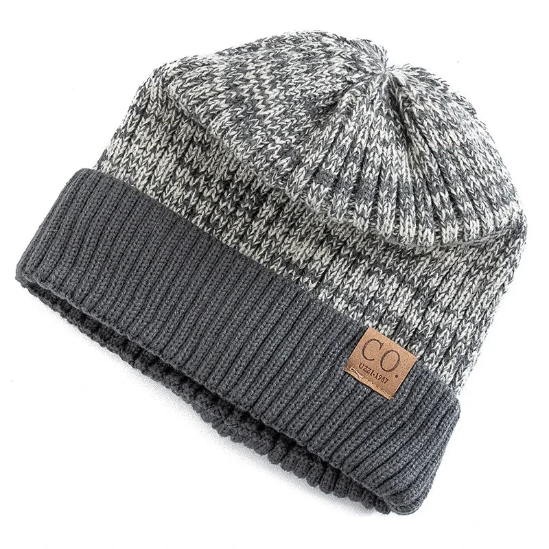 New Unisex Two-Tone Winter Hats: