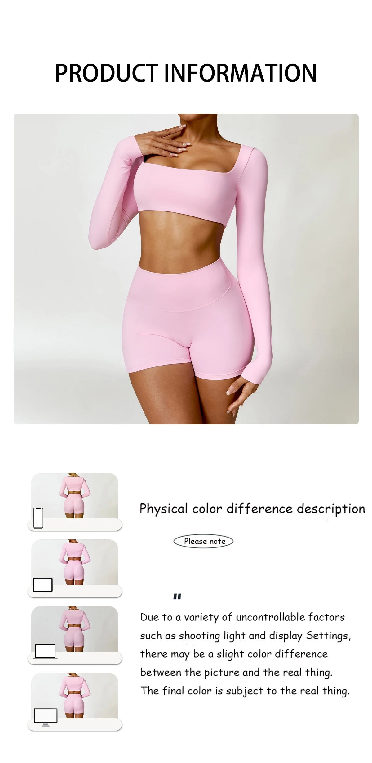Women's 2PCS Quick-Dry Yoga Set – Long Sleeve Sports Shirt & Leggings