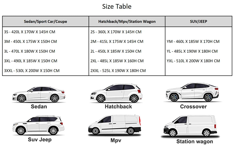 Universal Waterproof Full Car Cover