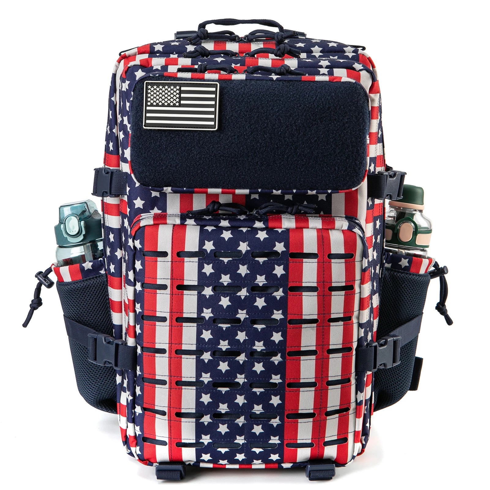 QT&QY 50L Tactical Backpack – MOLLE Survival Rucksack with Bottle Holder