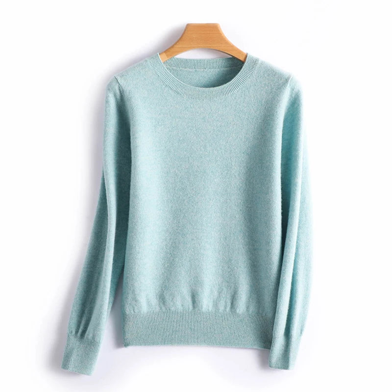 Autumn and Winter Cashmere Sweater for Women: