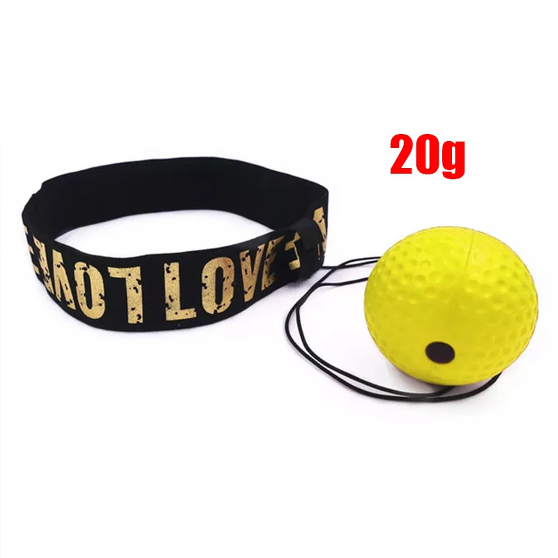 Boxing Speed Ball Headband – PU Punch Ball for MMA & Fitness Training