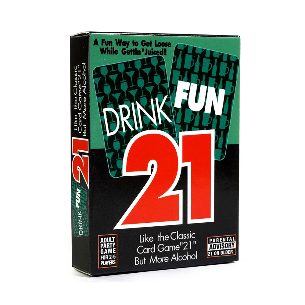 56PCS/Deck Drink Fun 21 – Hilarious Drinking Card Game for Adults