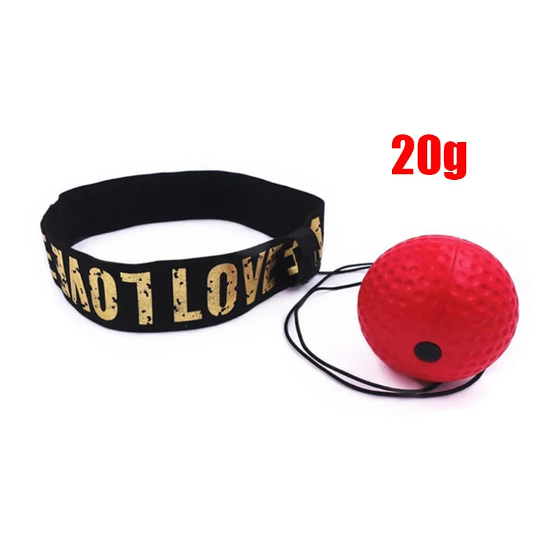 Boxing Speed Ball Headband – PU Punch Ball for MMA & Fitness Training
