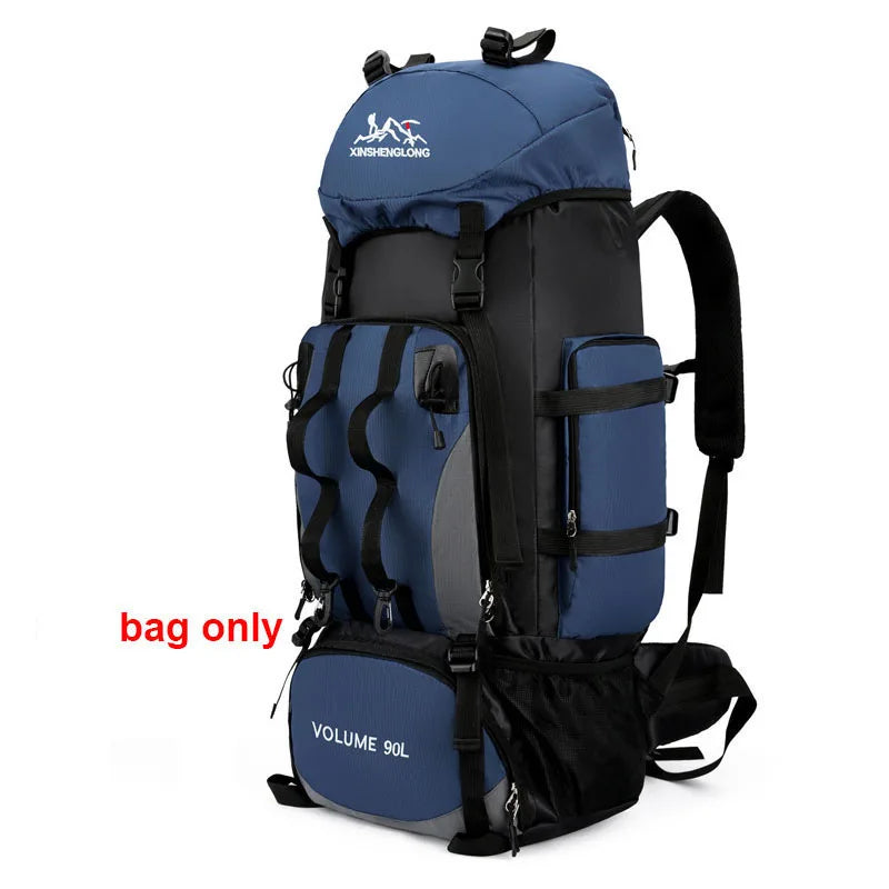 90L Waterproof Hiking Backpack – Large Capacity Outdoor Camping Rucksack