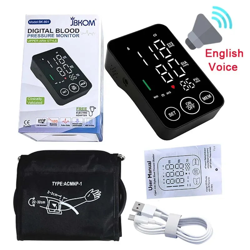 Spanish Voice Sphygmomanometer BP Monitor