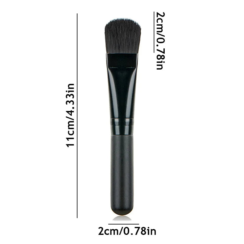 Face Mask Brush Flat Soft Hair Facial Cleansing Skin Care Blender Foundation Applicator Concealer Brush Beauty Makeup Tool