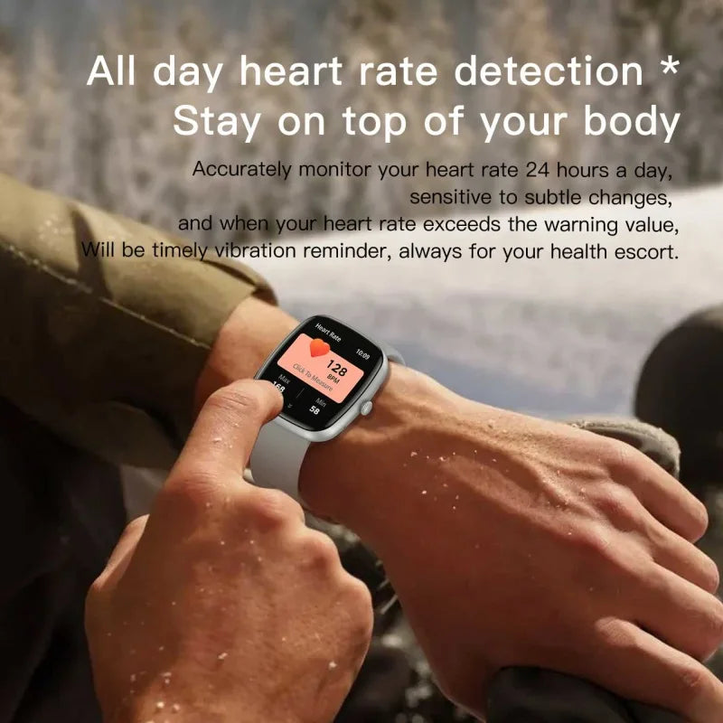 Blood Pressure Heart Rate Sleep Monitoring Smart Watch