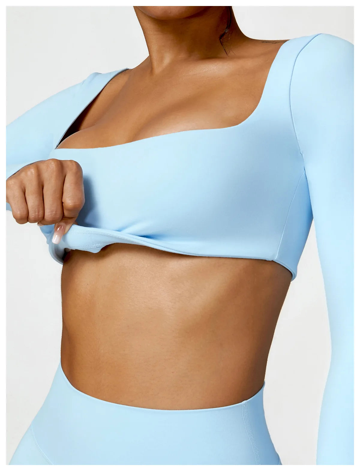Women's 2PCS Quick-Dry Yoga Set – Long Sleeve Sports Shirt & Leggings