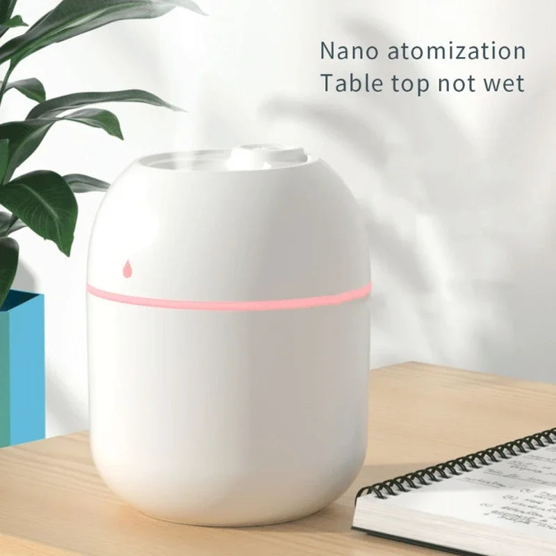 Portable 220ml Mini Cup Spray Mist Humidifier & Essential Oil Diffuser – USB Car Air Humidifier