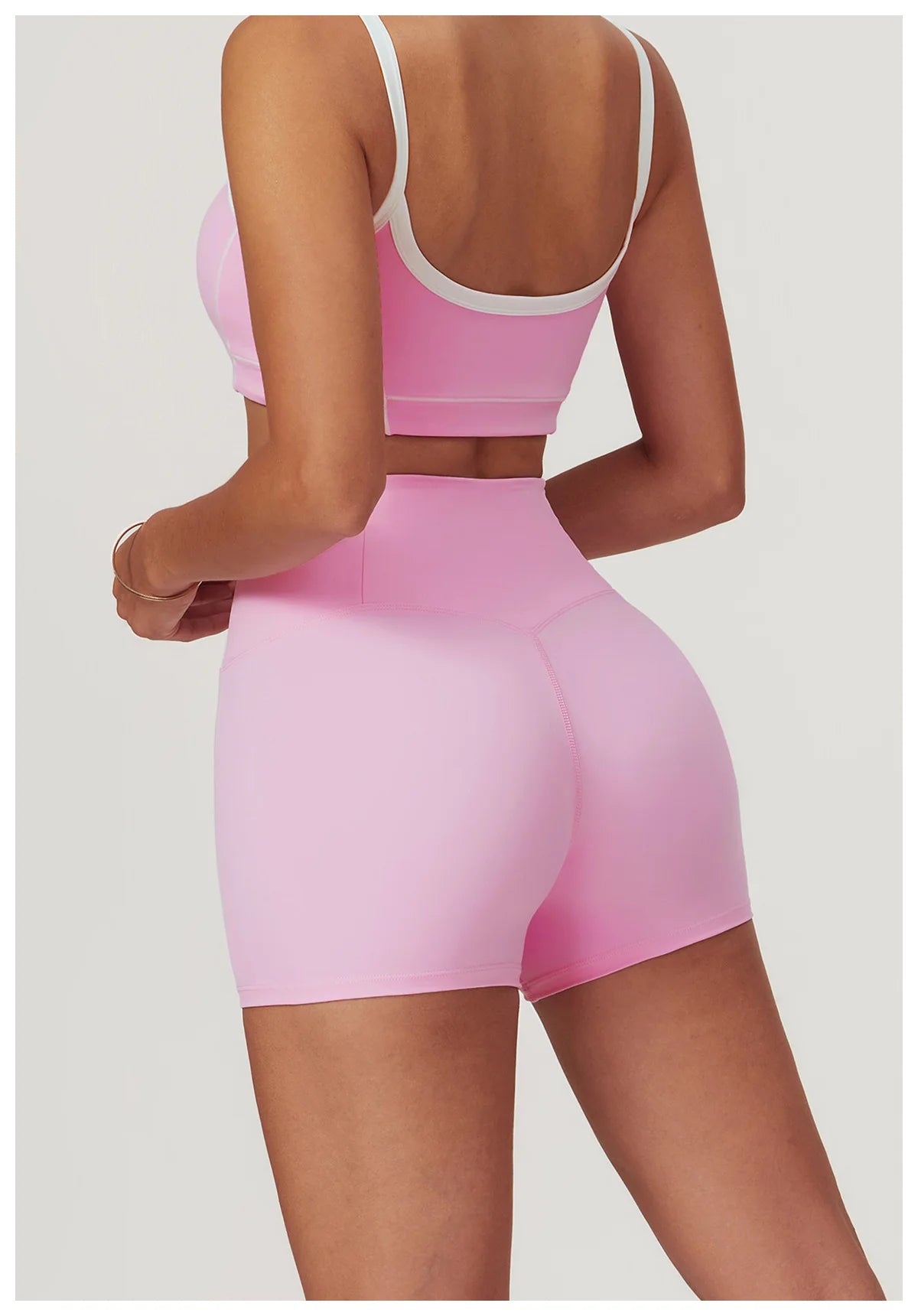 Women's Yoga Set – Sport Bra & High-Waist Flare Leggings/Shorts