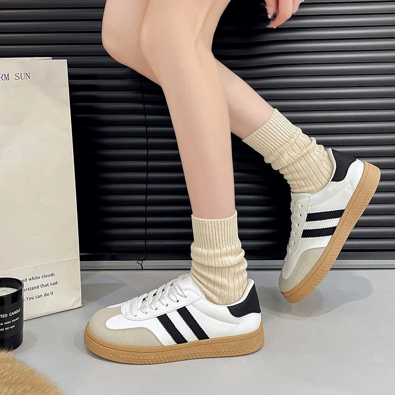 Women's Trendy Platform Sneakers – Casual Comfort