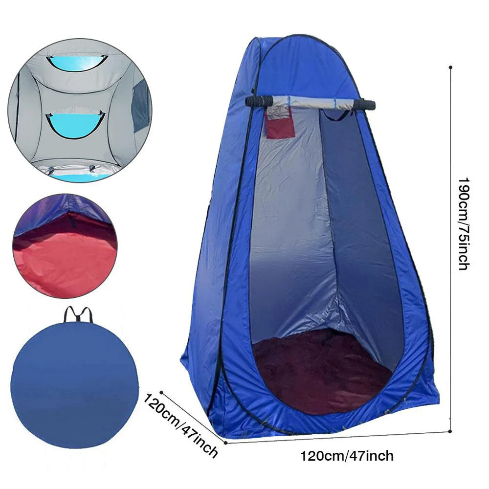 Portable Outdoor Camping Shower Tent – Simple Bath & Changing Room