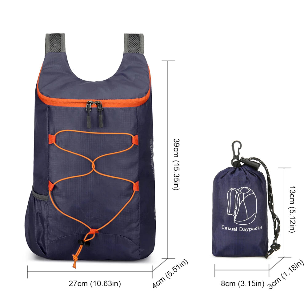 Ultra-Light Waterproof Foldable Backpack – 10L