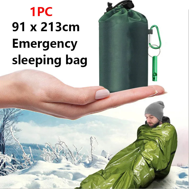 : Portable Waterproof Emergency Survival Sleeping Bag – Thermal Bivy Sack