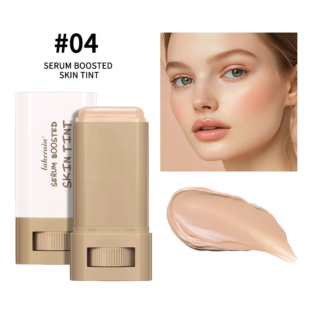 Stick Foundation Balm Serum - Boosted Skin Tint & High Coverage