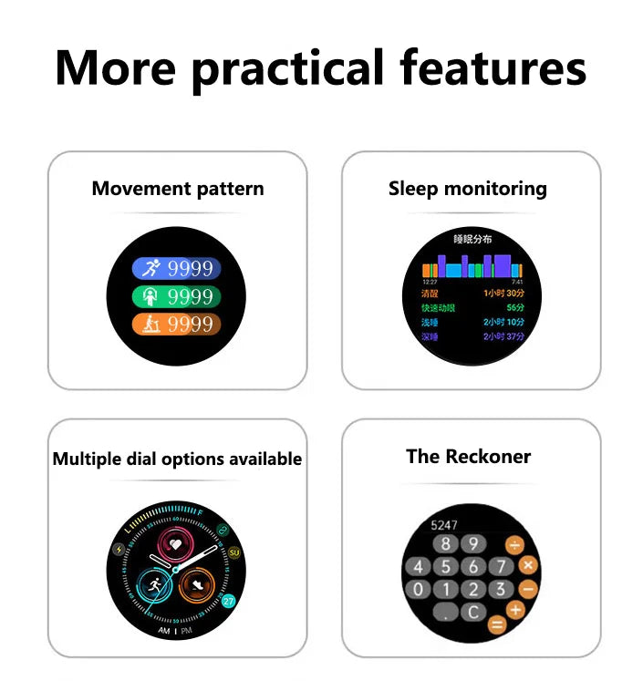 Smart Health Tracker Watch – Non-Invasive Glucose & Vital Monitoring