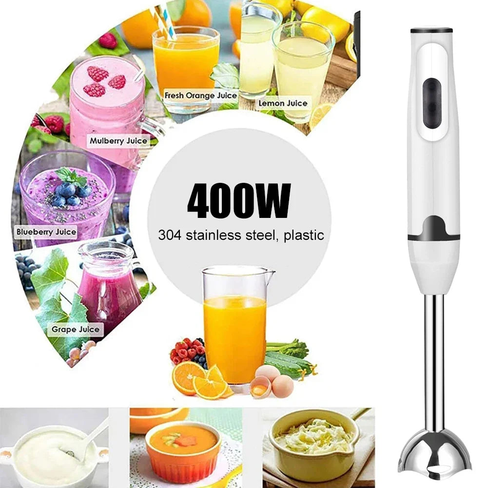 Handheld Immersion Stick Blender – Electric Food & Vegetable Grinder for Smoothies & Soups