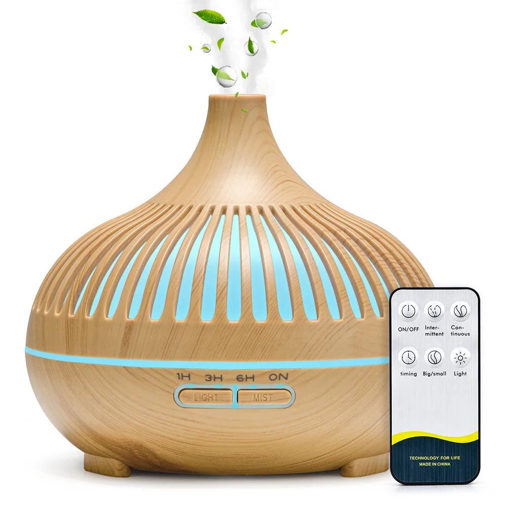 500ML Wood Grain Essential Oil Diffuser