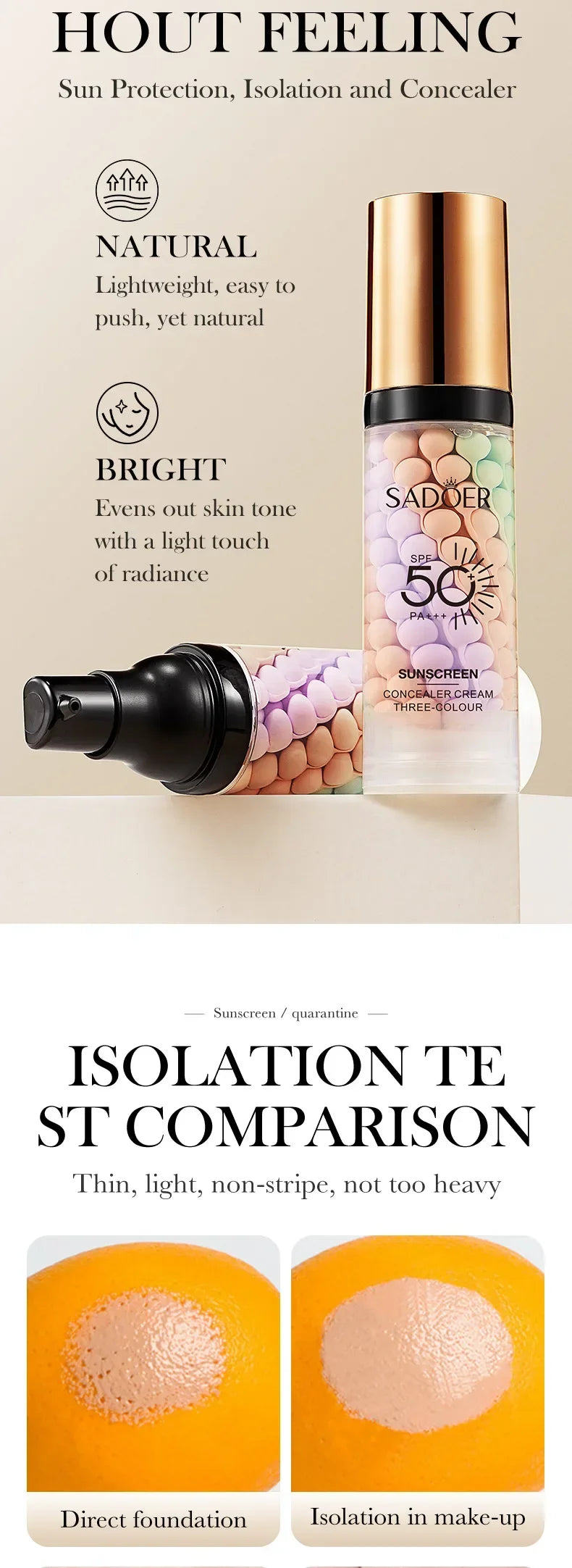Face Primer Makeup – Moisturizing, Pore-Minimizing & Tone-Correcting