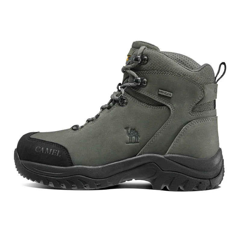 GOLDEN CAMEL Waterproof Tactical Hiking Boots – High-Top Outdoor Shoes