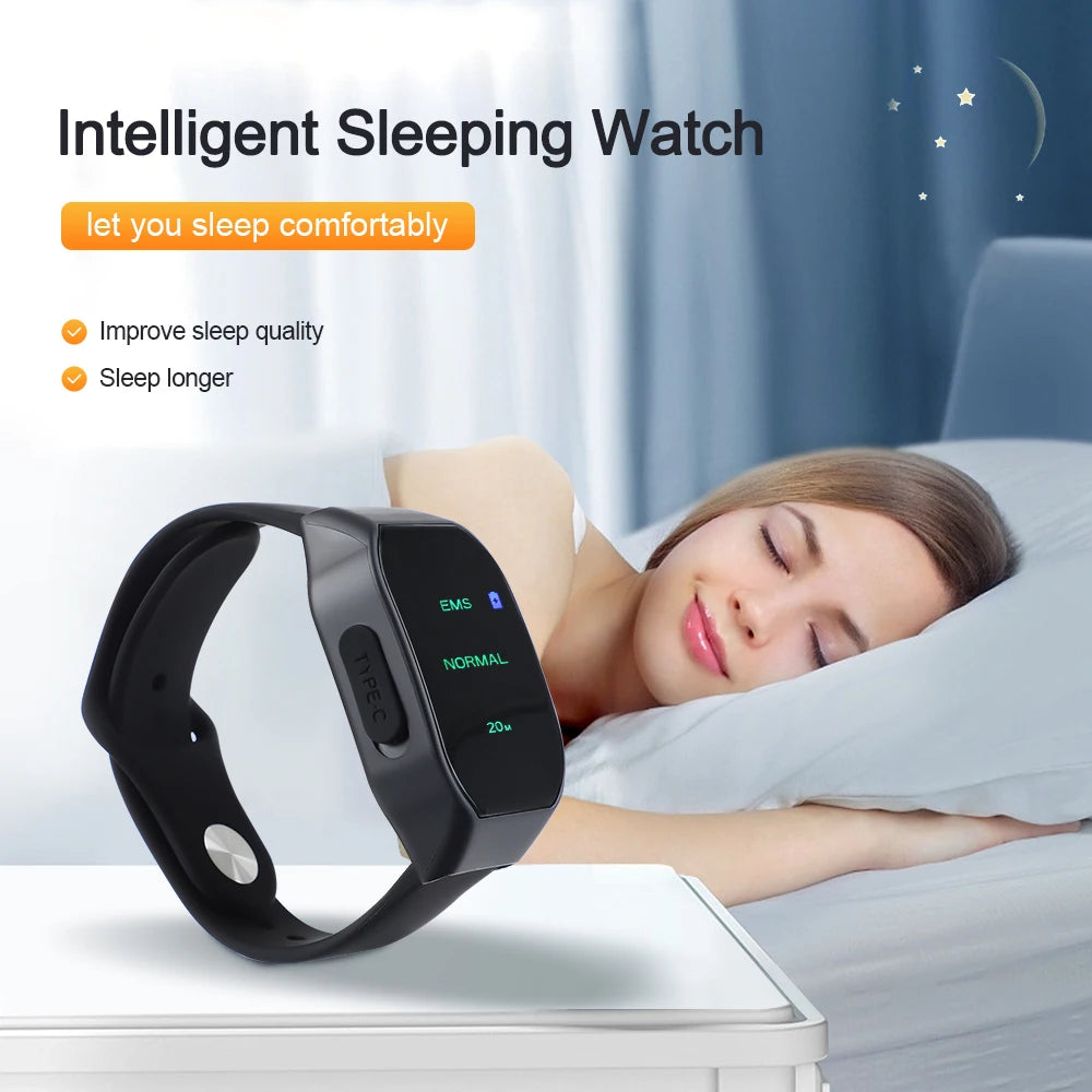 Sleep Aid Watch with EMS Microcurrent Pulse