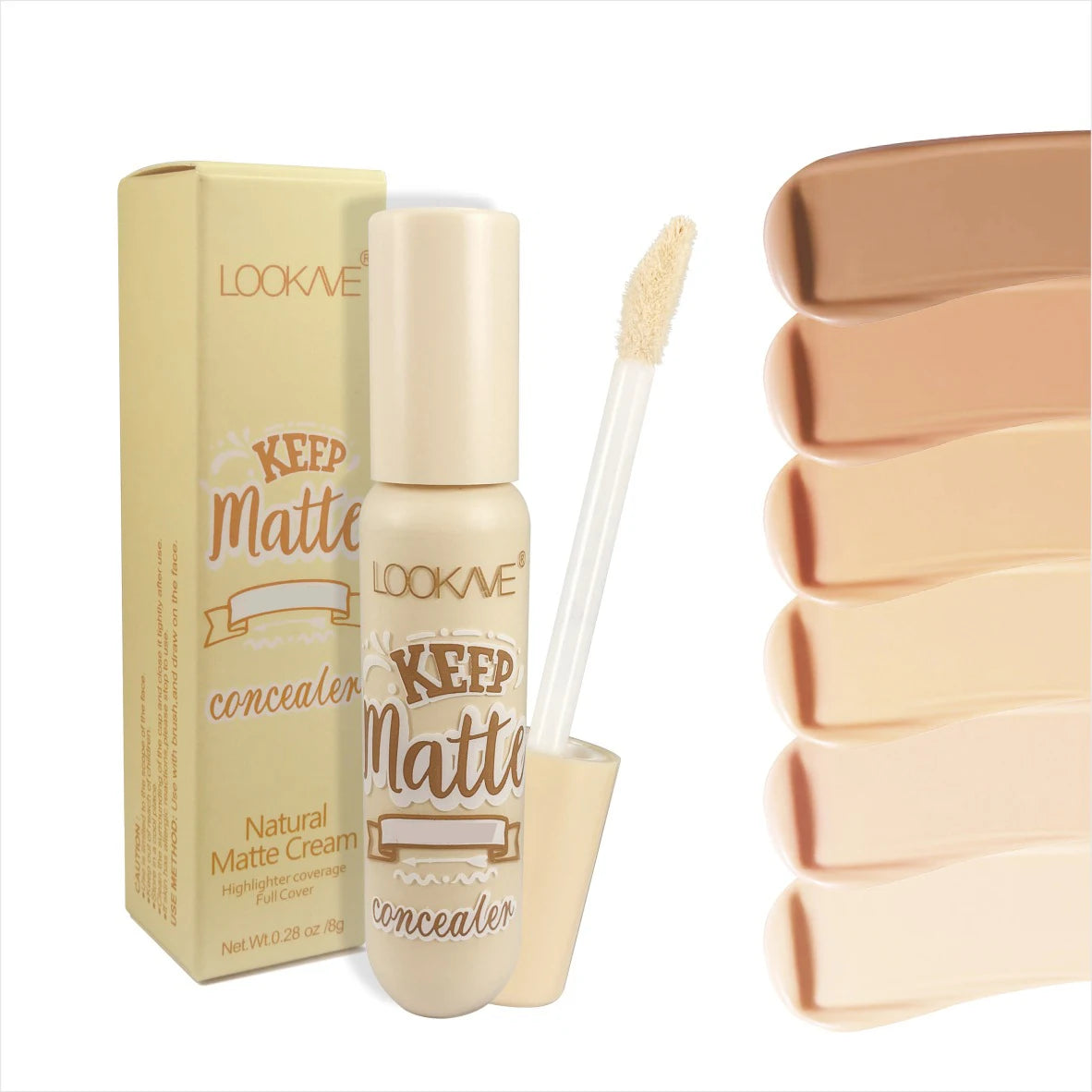 6-Color Full Coverage Liquid Concealer Stick