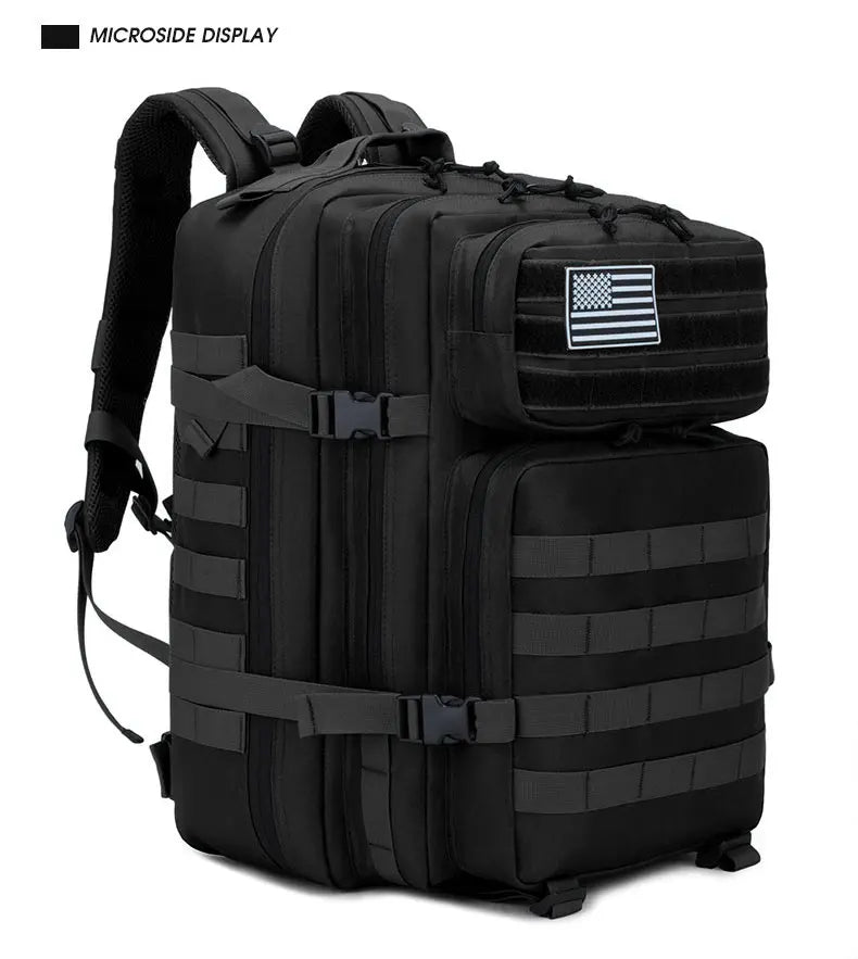 25L/35L/50L Tactical Backpack – Waterproof Outdoor Rucksack for Men