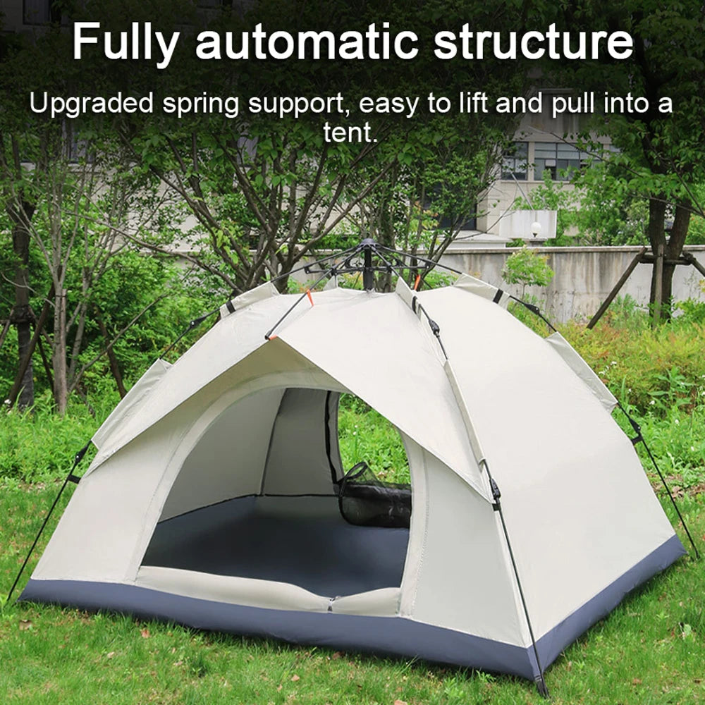 Automatic Quick-Opening Camping Tent – Portable Rain & Sun Shelter