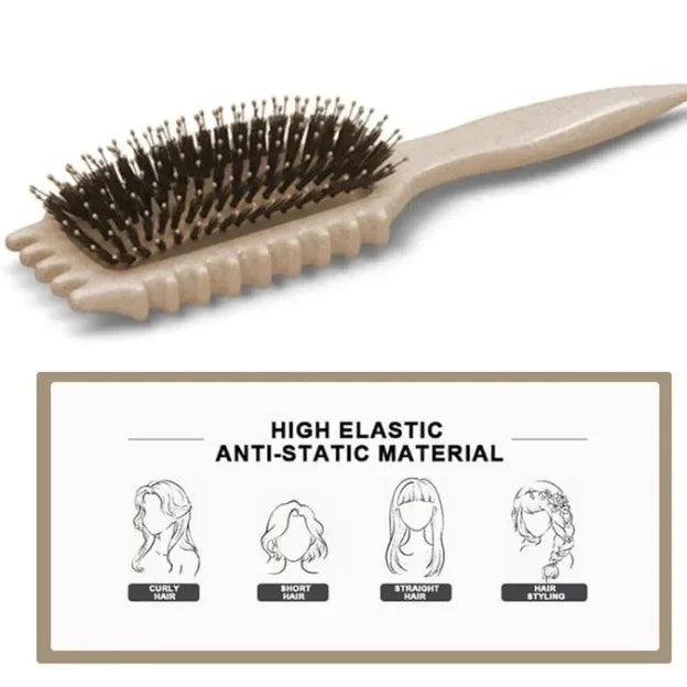 Multi-Functional Hollow Curly Hair Comb – Anti-Static & Scalp Massage