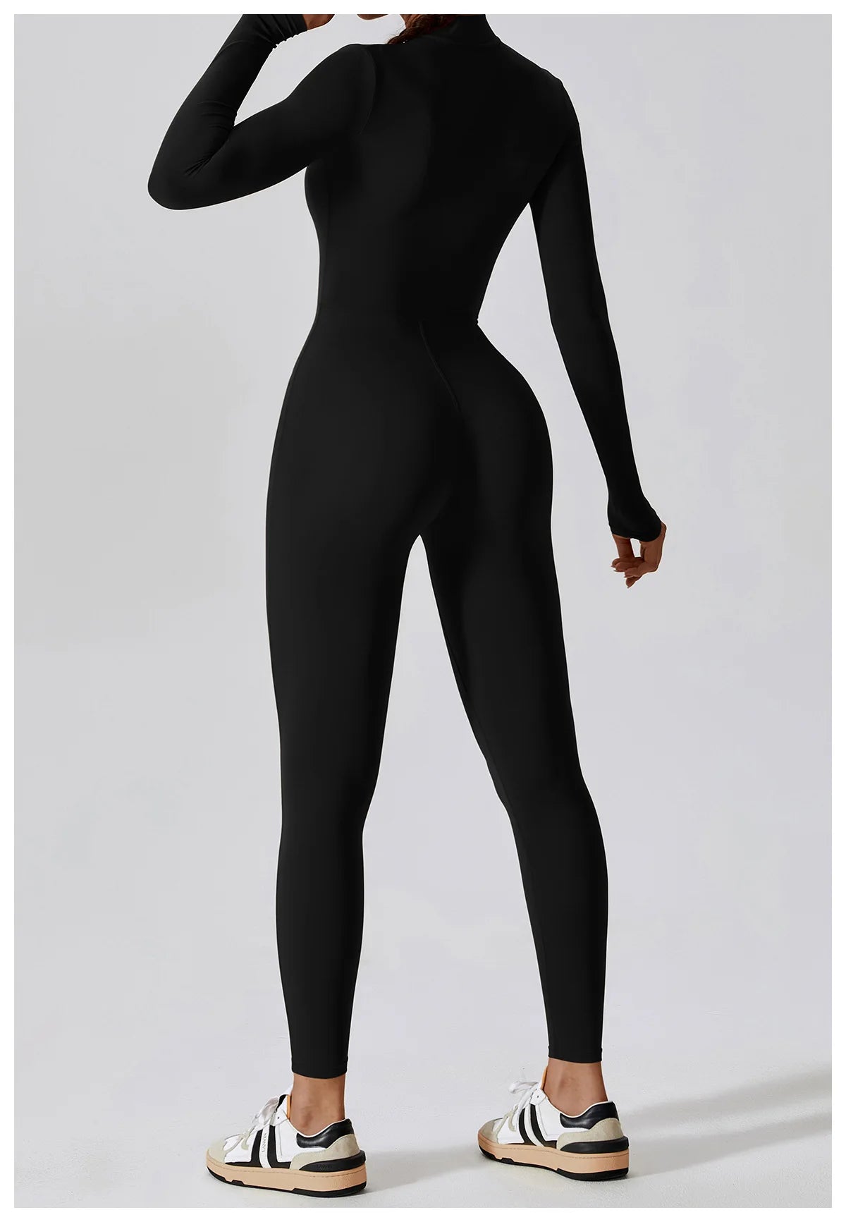 Women's Summer Zipper Workout Jumpsuit – Short Sports Tracksuit
