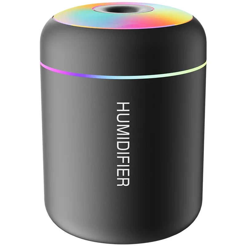 Mini MistMate™ USB Aroma Diffuser – 180ML Air Humidifier with LED Lights