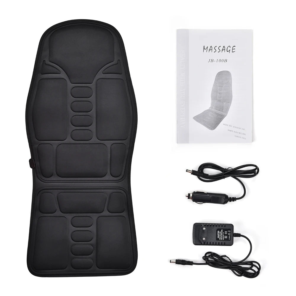 Electric Infrared Back Massager Chair Cushion – Full-Body Relief