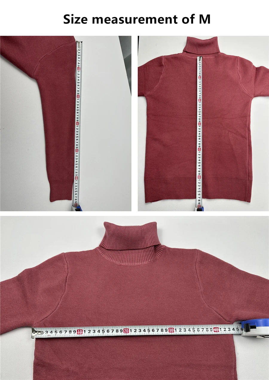 Turtleneck Winter Sweater for Women: