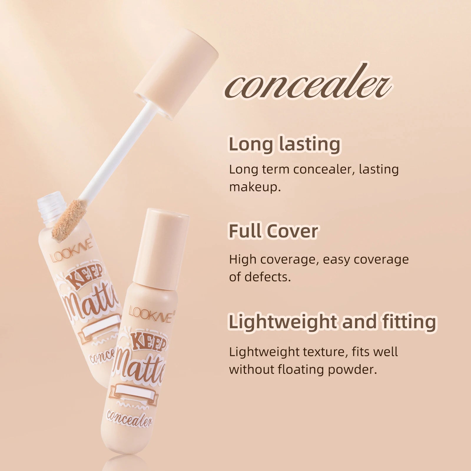 6-Color Full Coverage Liquid Concealer Stick