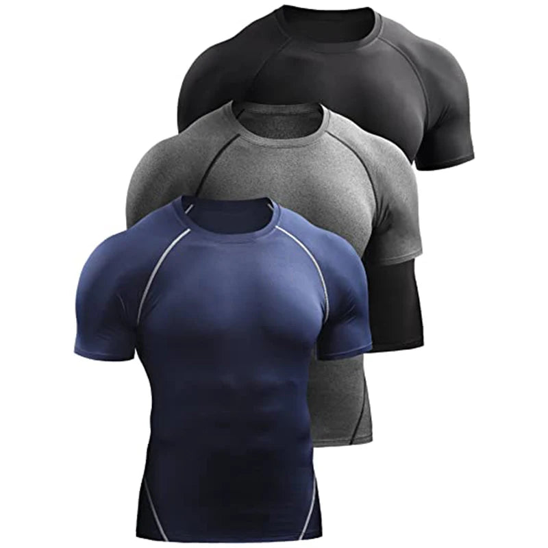 Men's 2024 Quick-Dry Compression Sports T-Shirt